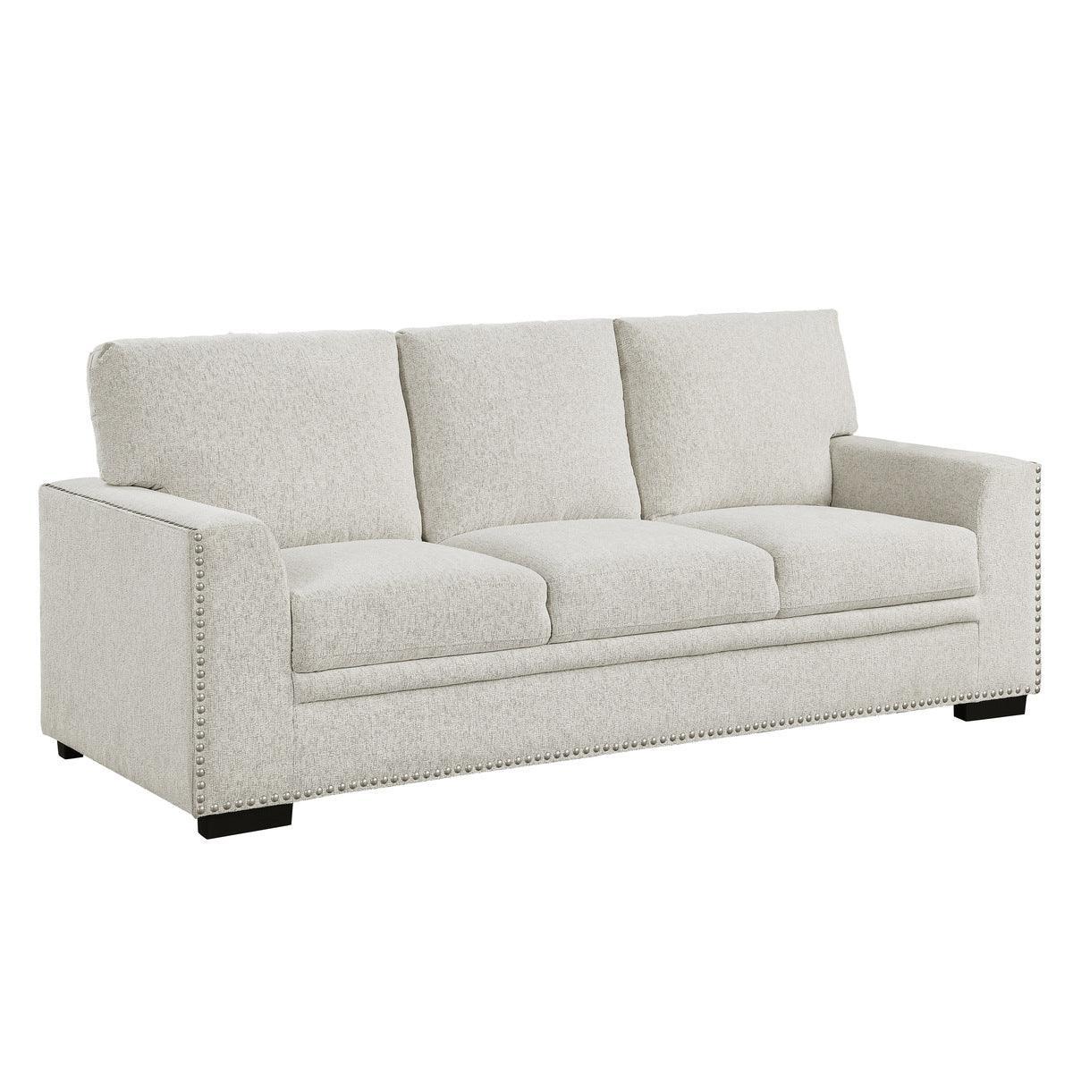 Morelia Beige Fabric Sofa - Image 2