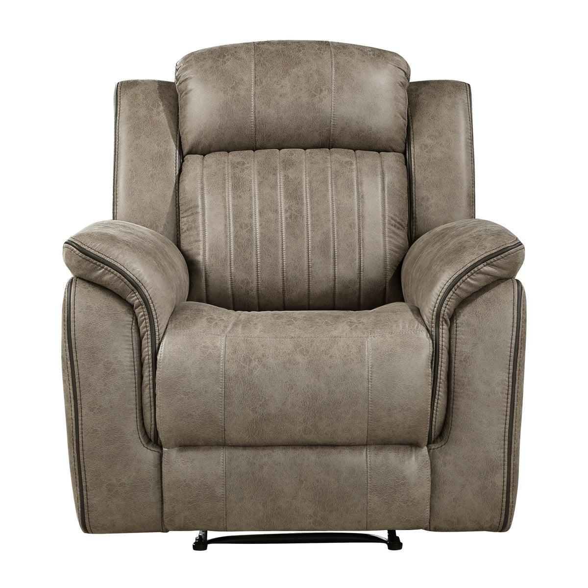 Centeroak Sandy Brown Reclining Chair - Image 1