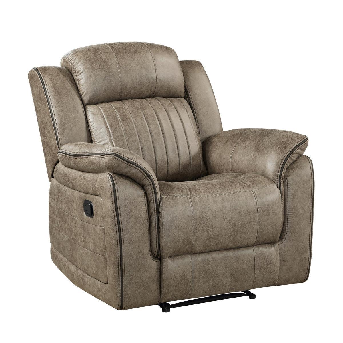 Centeroak Sandy Brown Reclining Chair - Image 2