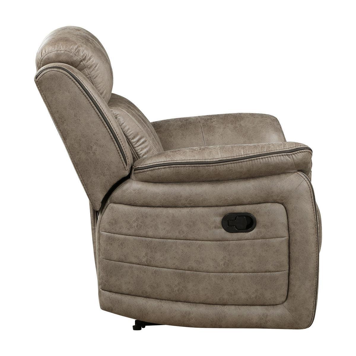 Centeroak Sandy Brown Reclining Chair - Image 3