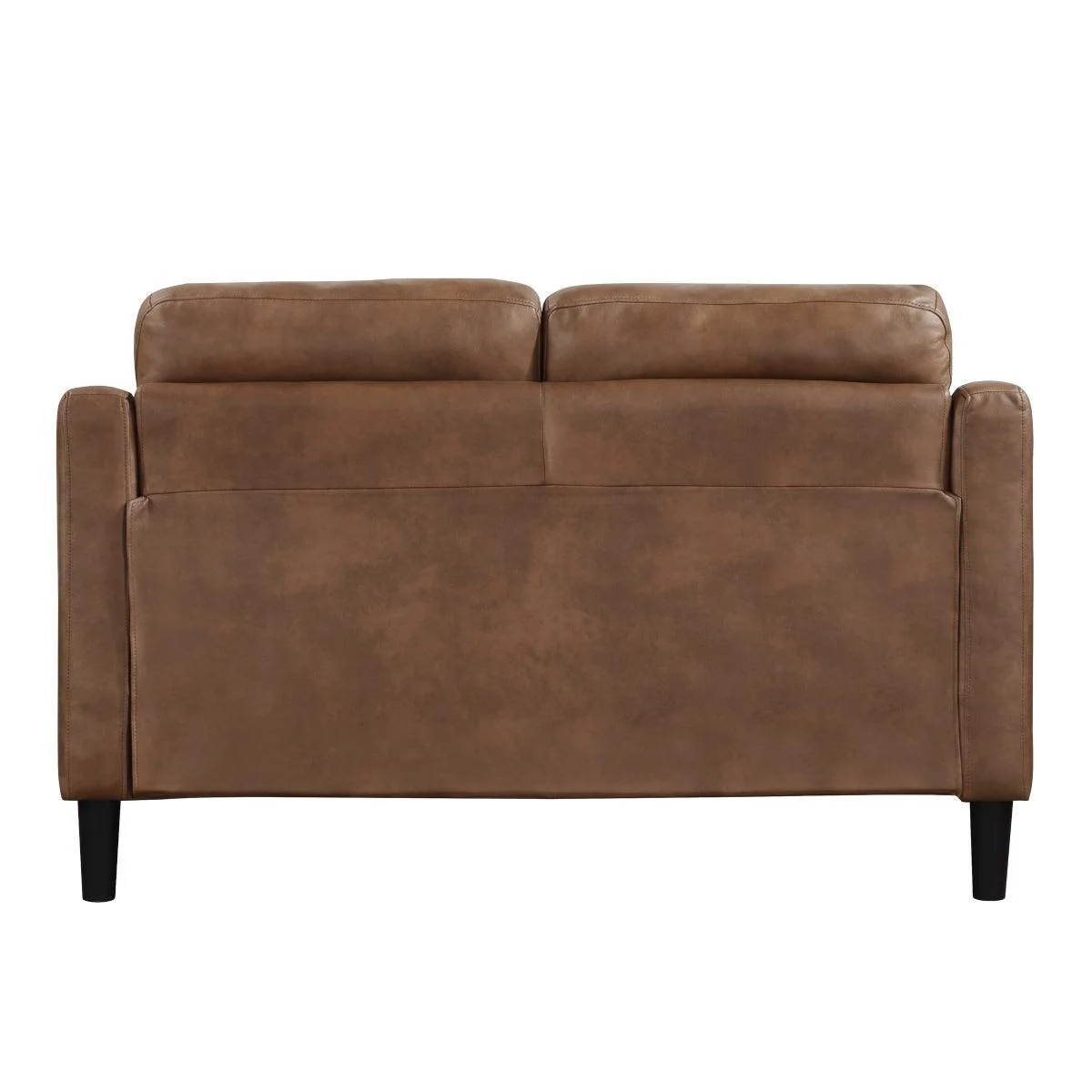 Mallory Brown Microfiber Loveseat - Image 3