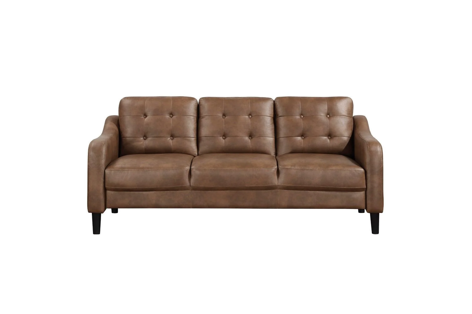 Mallory Brown Microfiber Living Room Set - Image 3