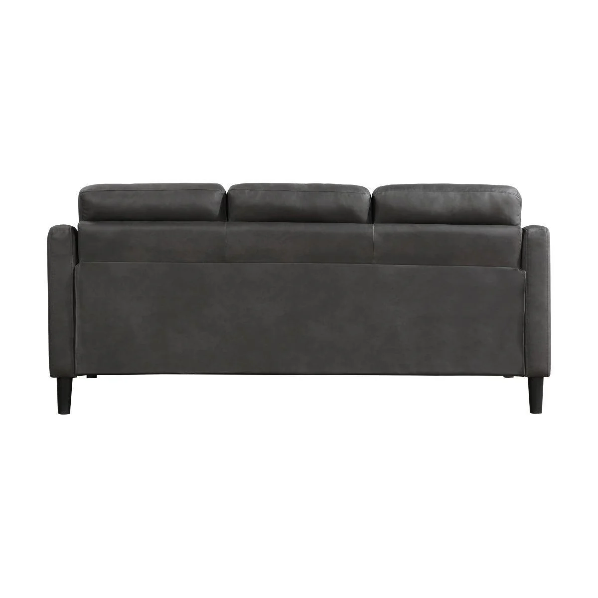 Mallory Gray Microfiber Sofa - Image 3