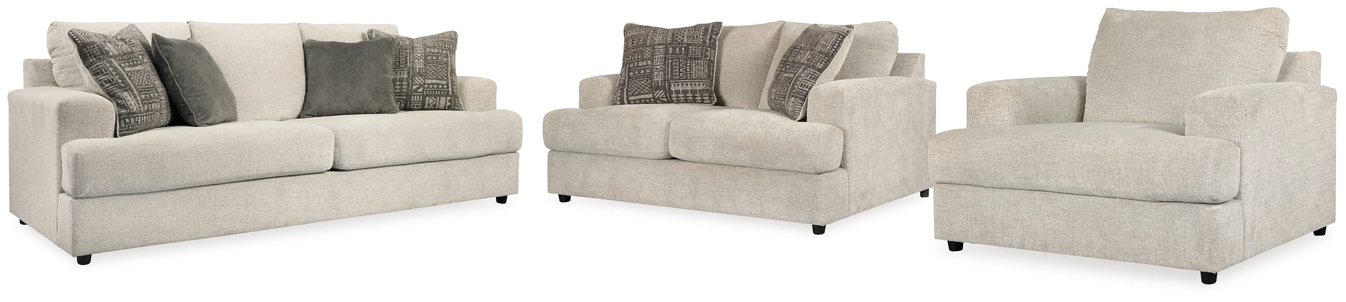 Soletren Stone Sofa, Loveseat and Chair - Image 2