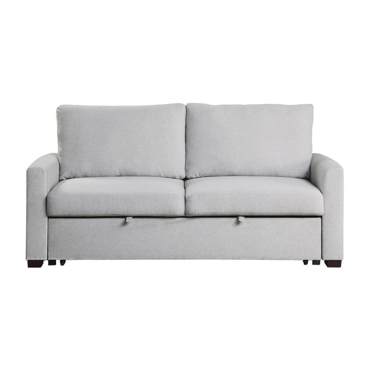 Price Light Gray Fabric Convertible Sofa With Pull out Bed