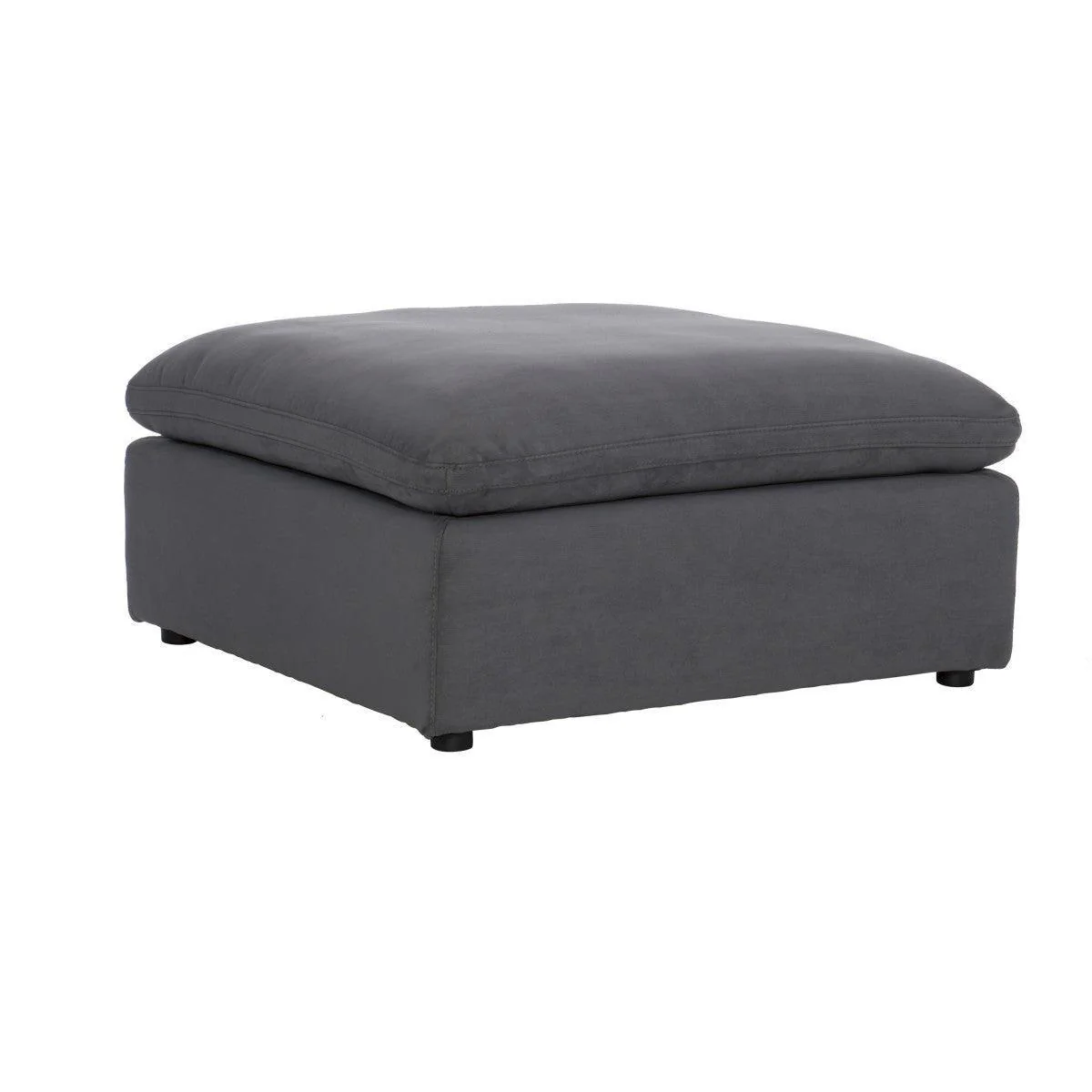 Guthrie Gray Upholstered Ottoman - Image 2