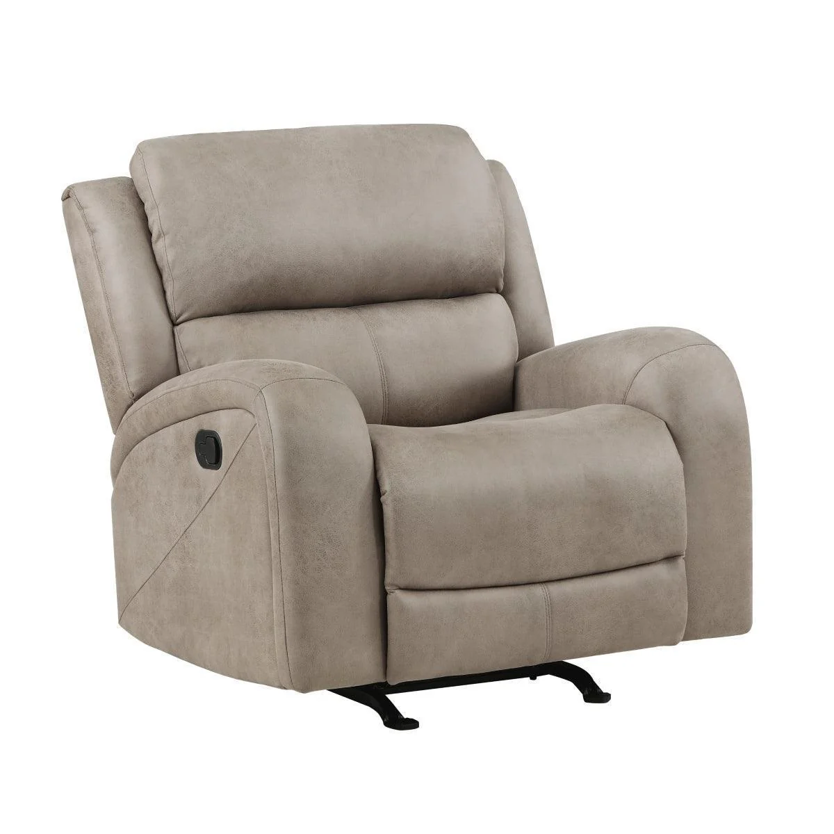 Sal Beige Rocker Recliner - Image 2