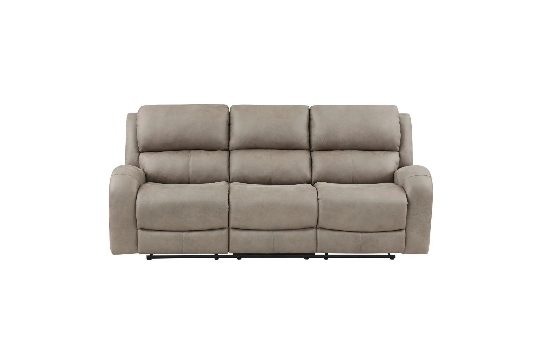Pagosa Brown Microfiber Reclining Set - Image 3