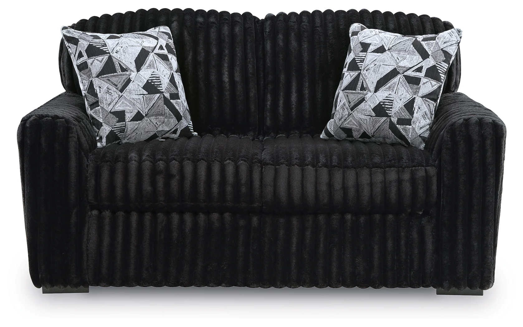Midnight-Madness Onyx Sofa and Loveseat - Image 3