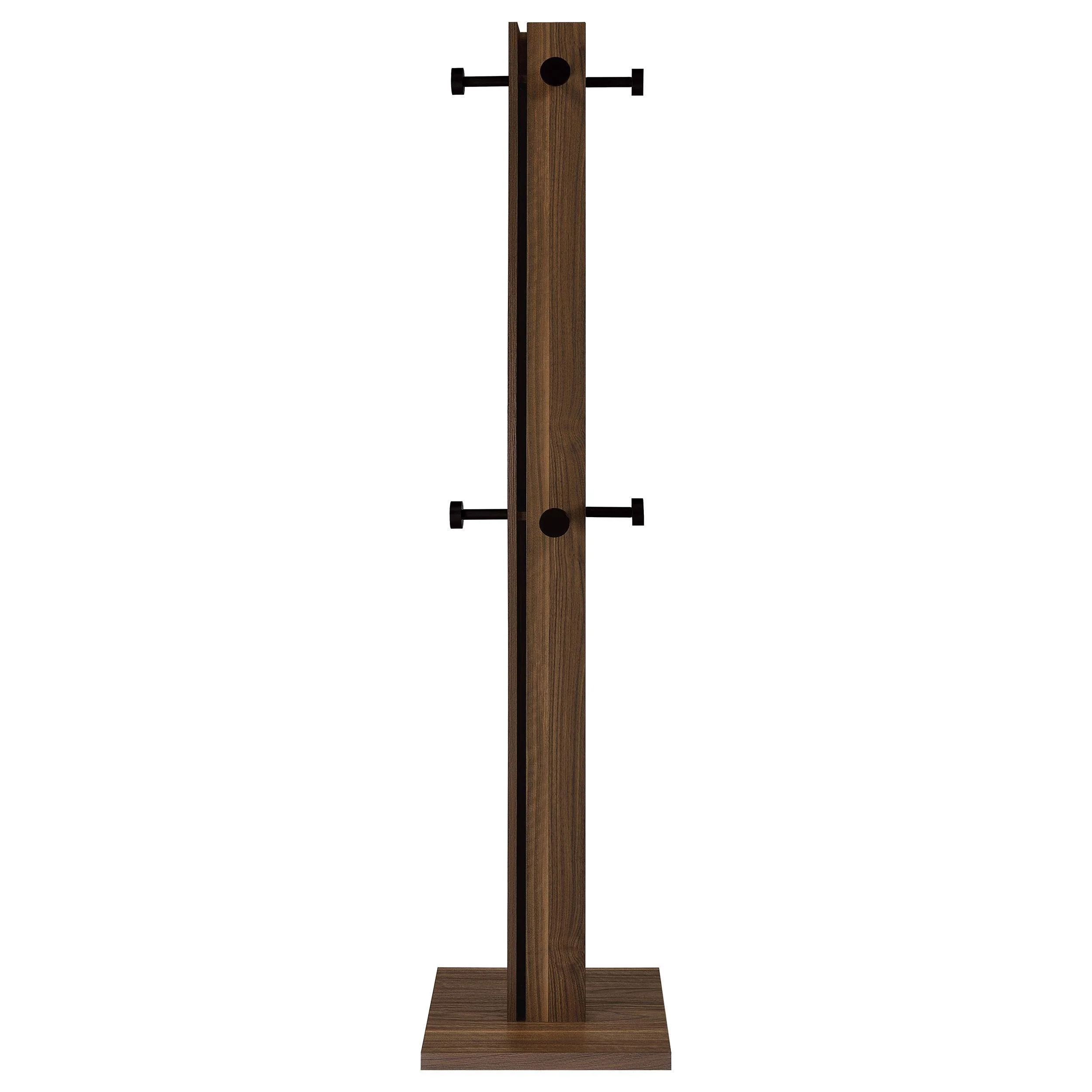 Rikkie Walnut Coat Rack Walnut Mirror 983281 - Image 3
