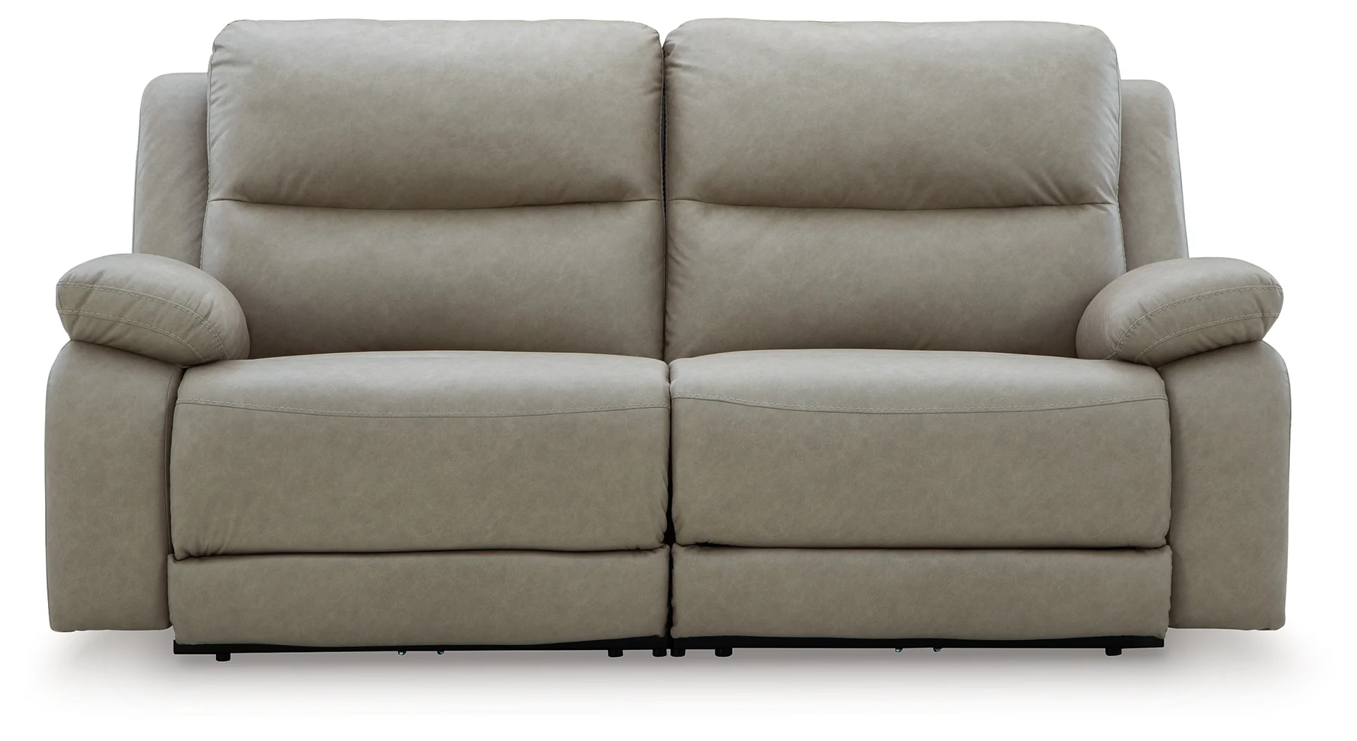 Narwhal Place Pebble Faux Leather 2-Piece Reclining Loveseat - Image 2