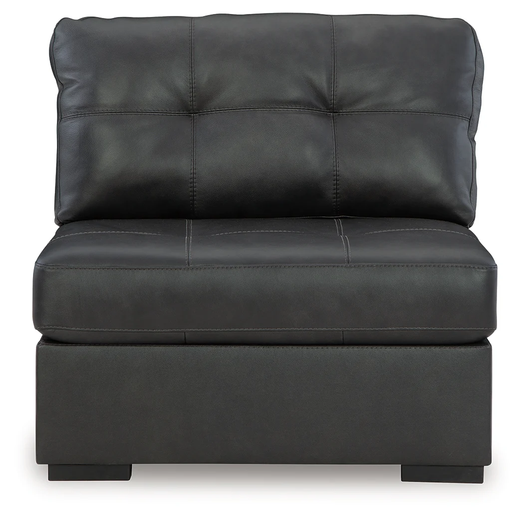 Brindley Fog Pier 4-Piece Sectional with Ottoman - Image 3