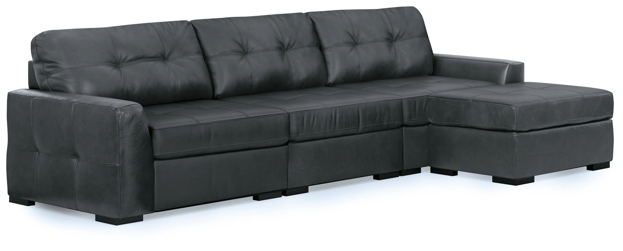 Brindley Fog Pier 3-Piece Sectional with Ottoman - Image 2