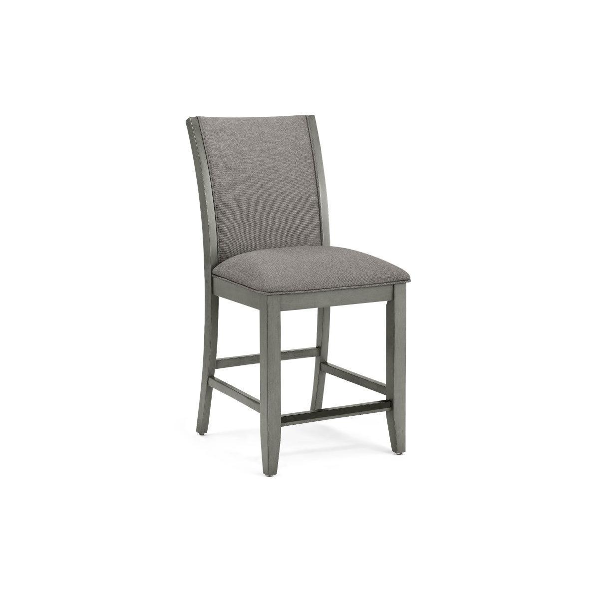 Bellatrix Gray Round Counter Height Chair - Image 2