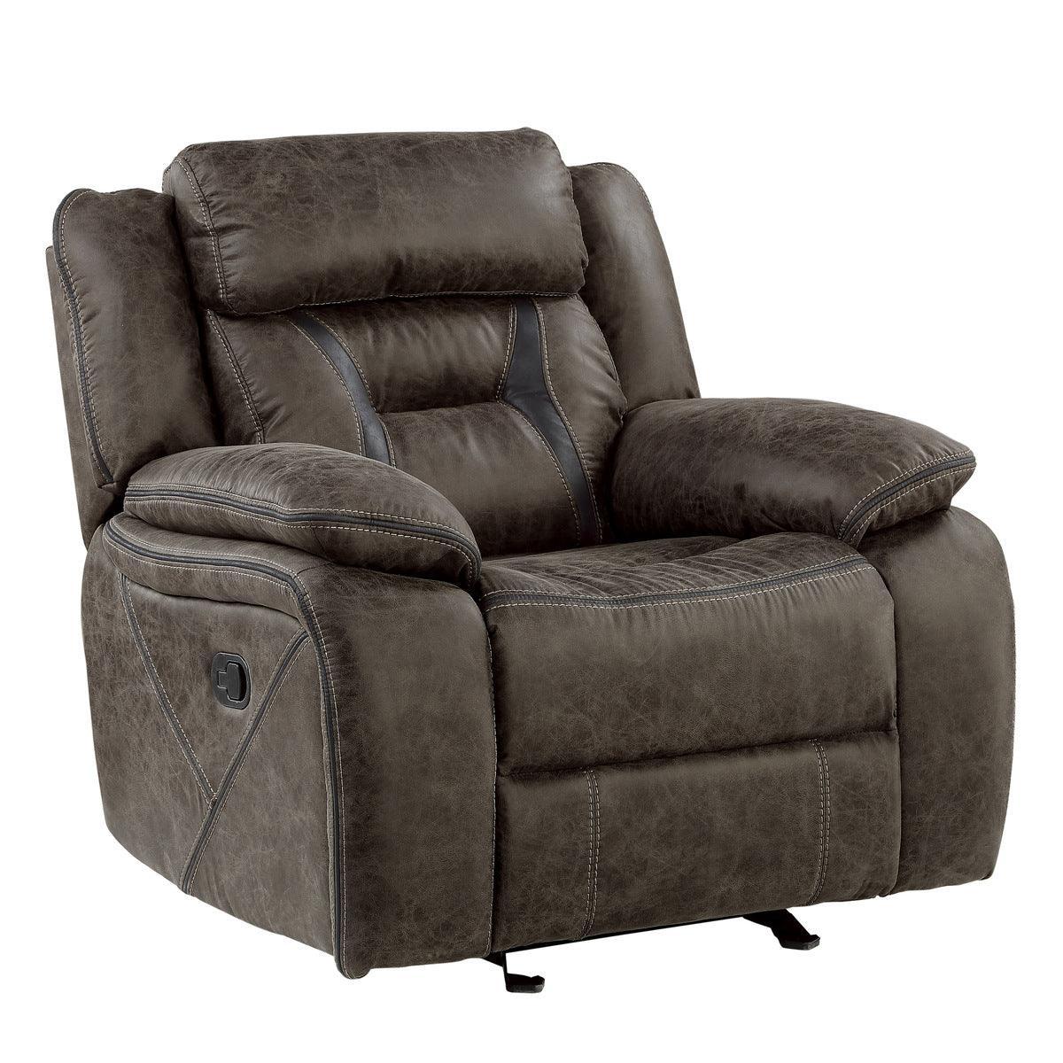 Madrona Hill Dark Brown Glider Reclining Chair - Image 2
