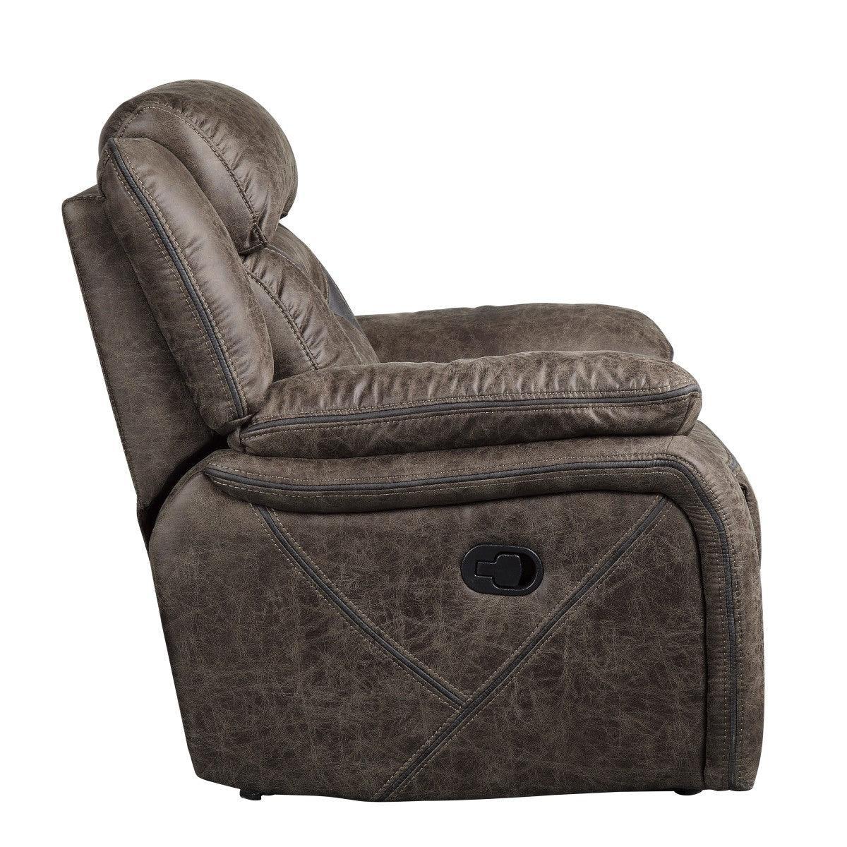 Madrona Hill Dark Brown Glider Reclining Chair - Image 3