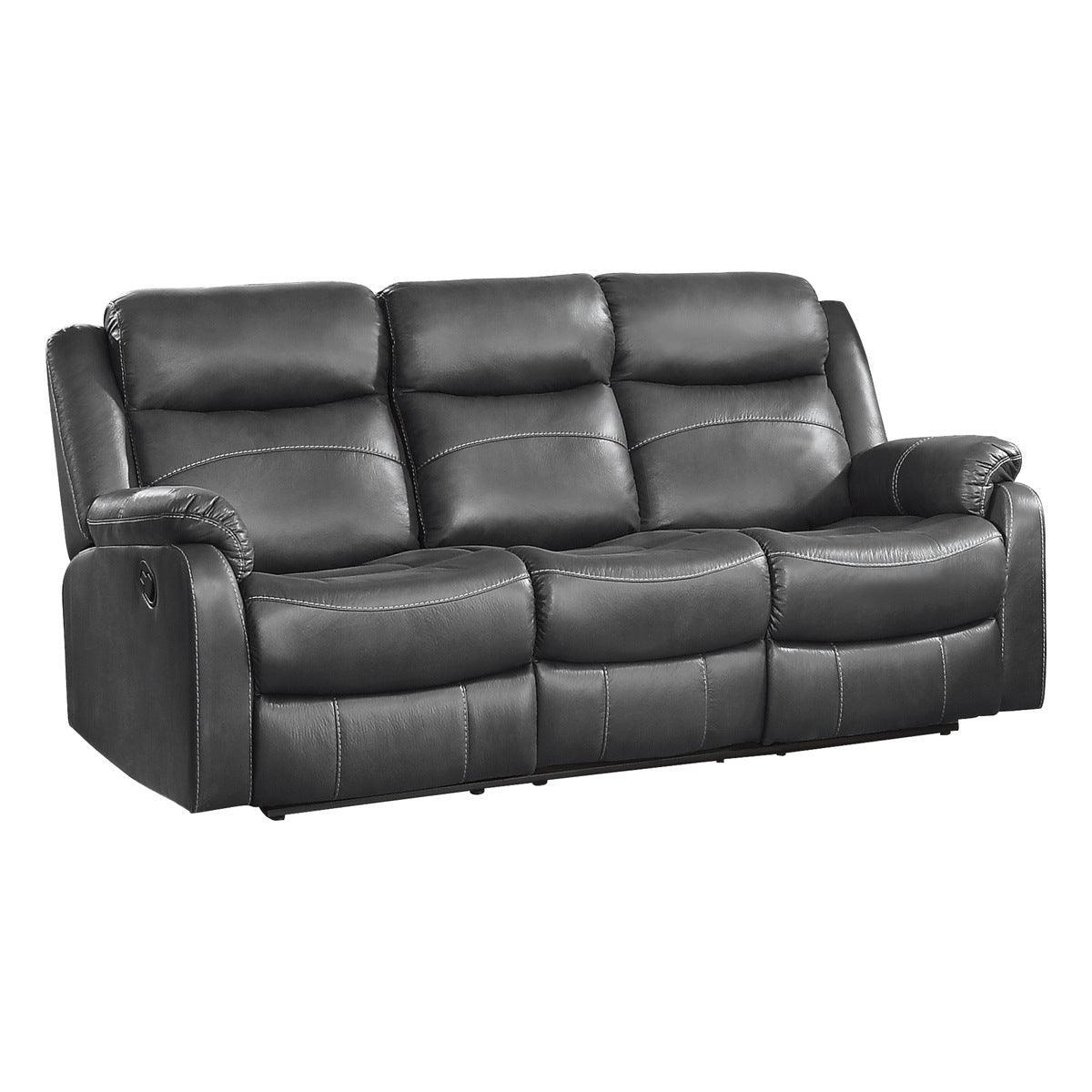 Yerba Dark Gray Double Reclining Sofa - Image 2