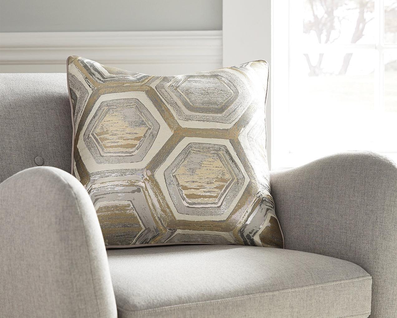 Meiling Metallic Pillow (Set of 4) - Image 1