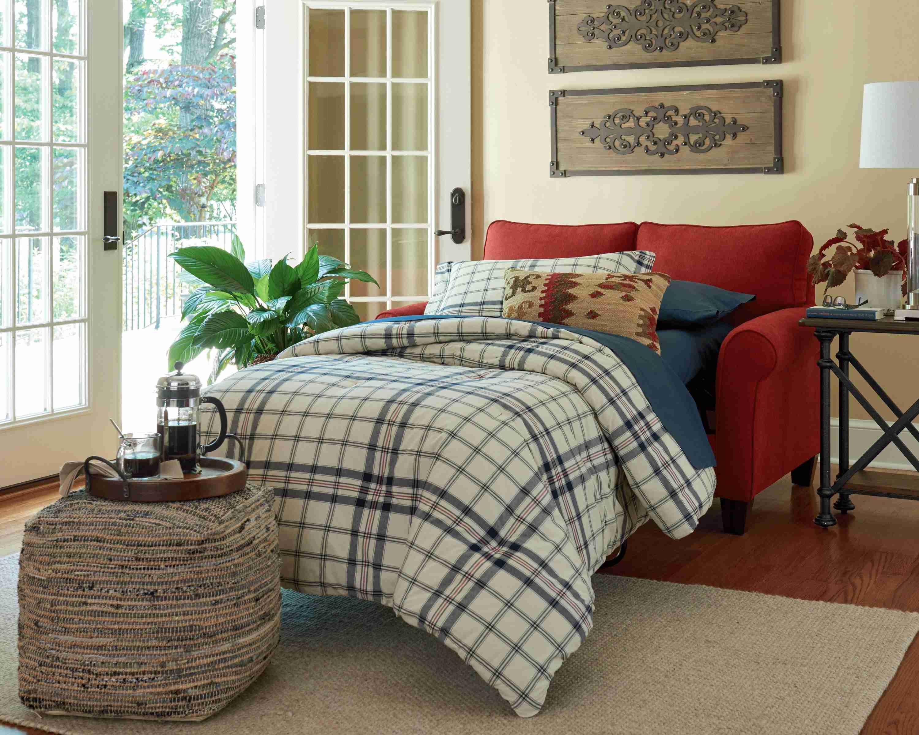 Absalom Denim Pouf - Image 3