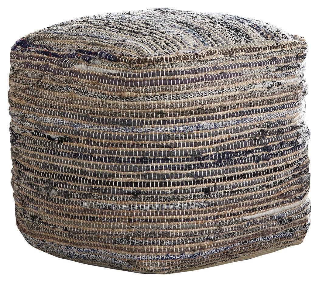 Absalom Denim Pouf - Image 2
