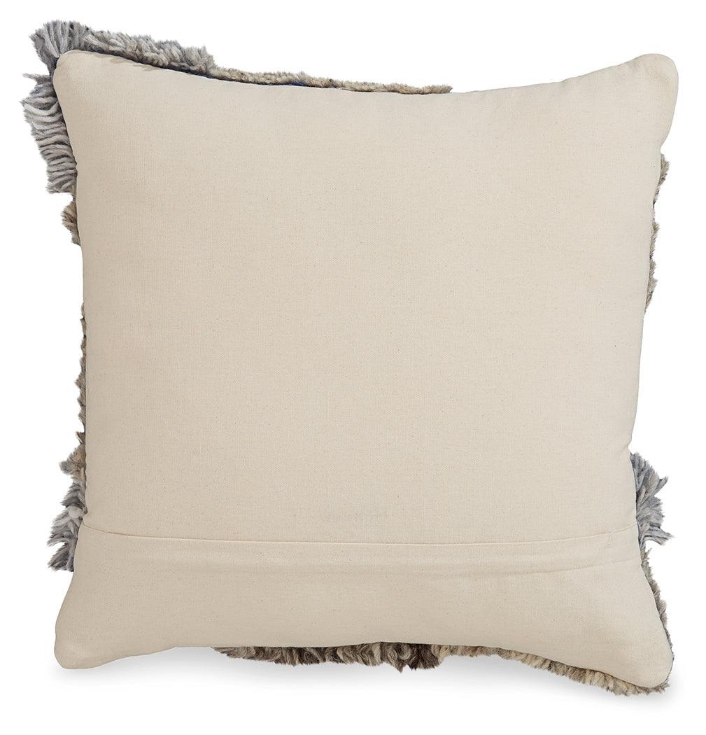 Gibbend Blue Gray White Pillow - Image 3