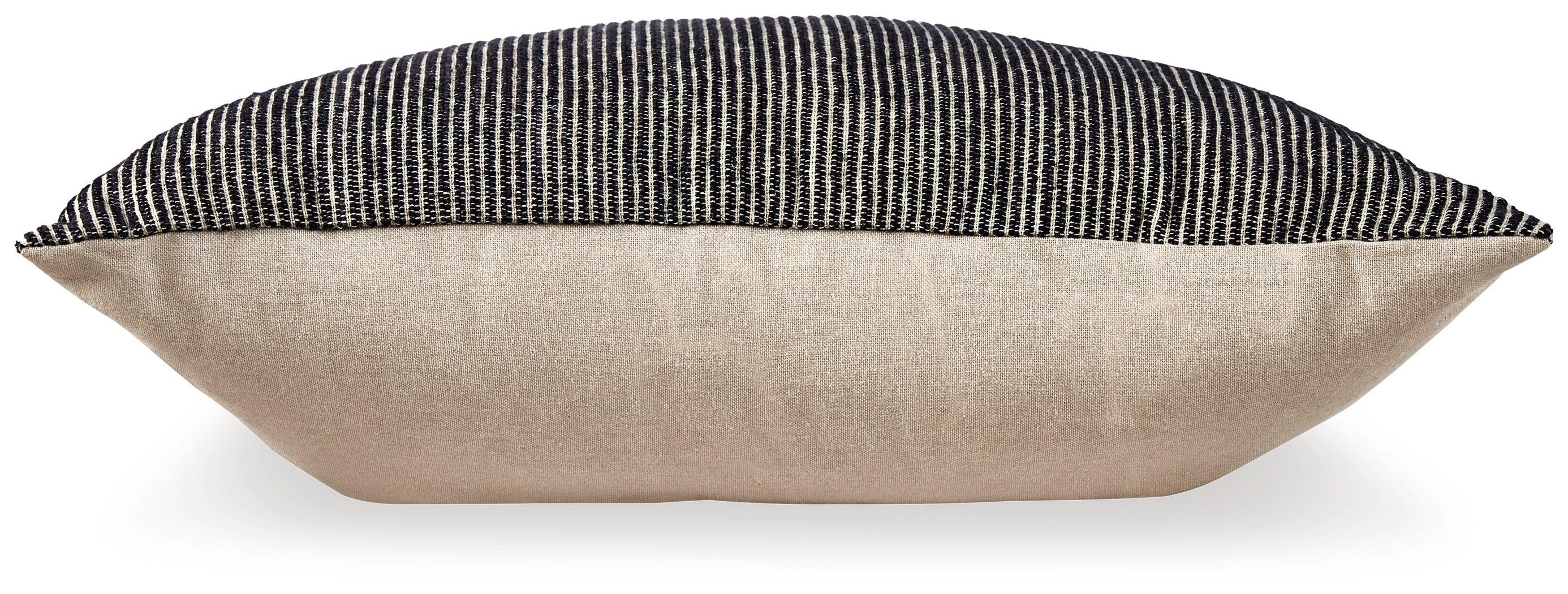 Edelmont Black Linen Pillow - Image 3