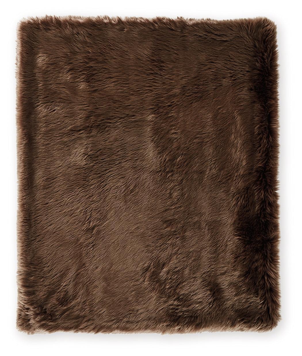 Bellethrone Brown Throw (Set of 3) - Image 3