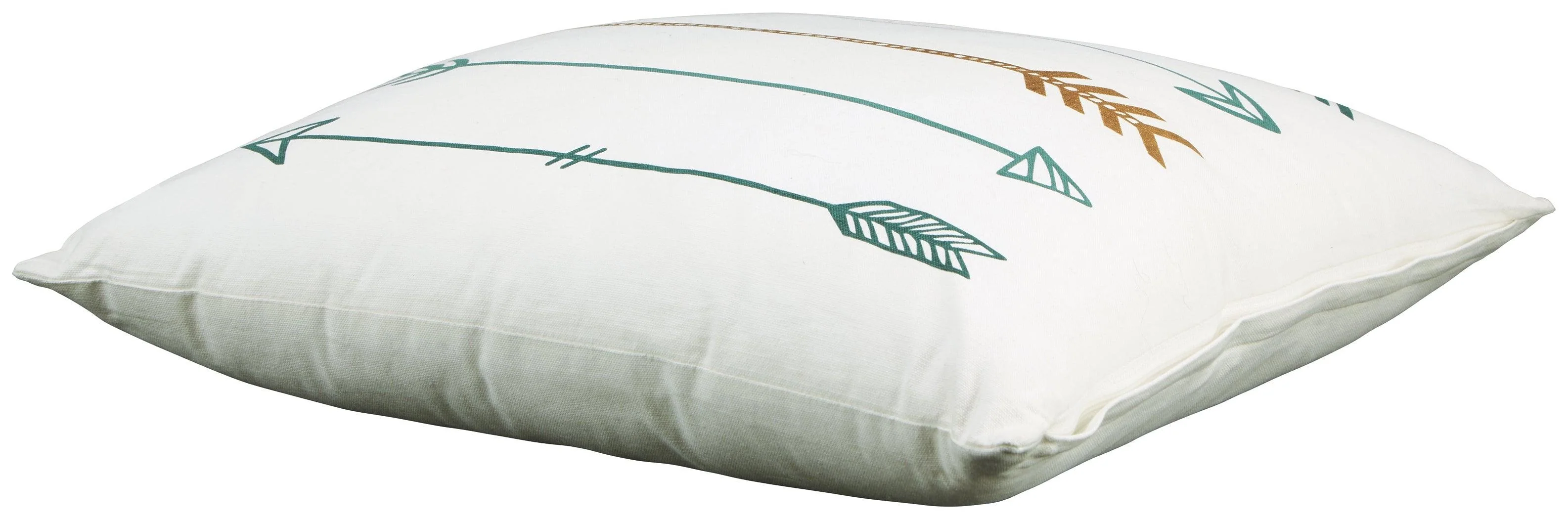 Gyldan White Teal Gold Pillow (Set of 4) - Image 3