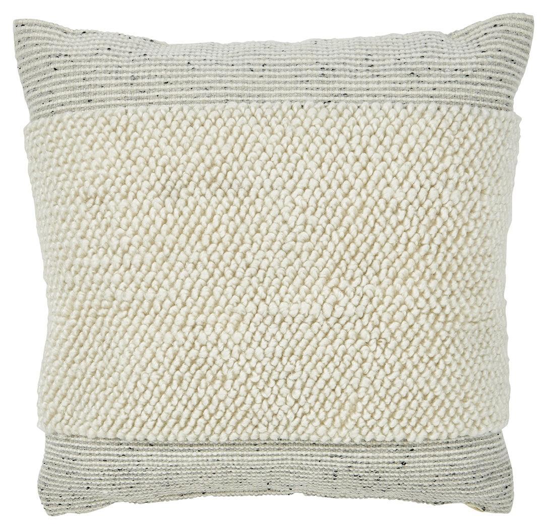 Rowcher Gray White Pillow (Set of 4) - Image 2