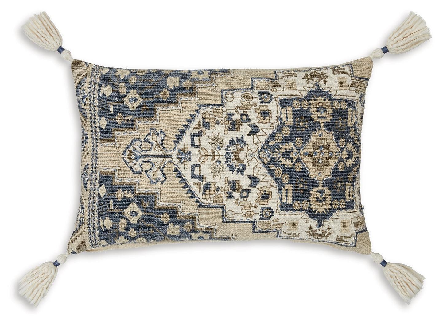 Winbury Blue Tan White Pillow (Set of 4) - Image 2