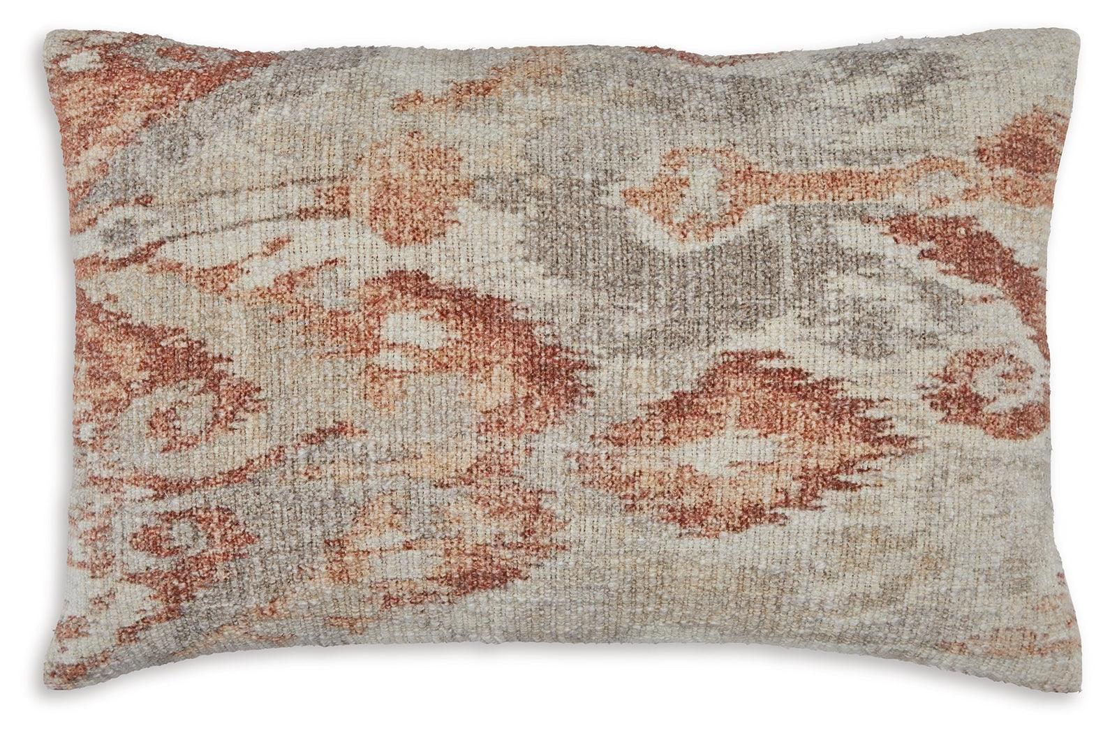 Aprover Rust Gray White Pillow (Set of 4) - Image 2