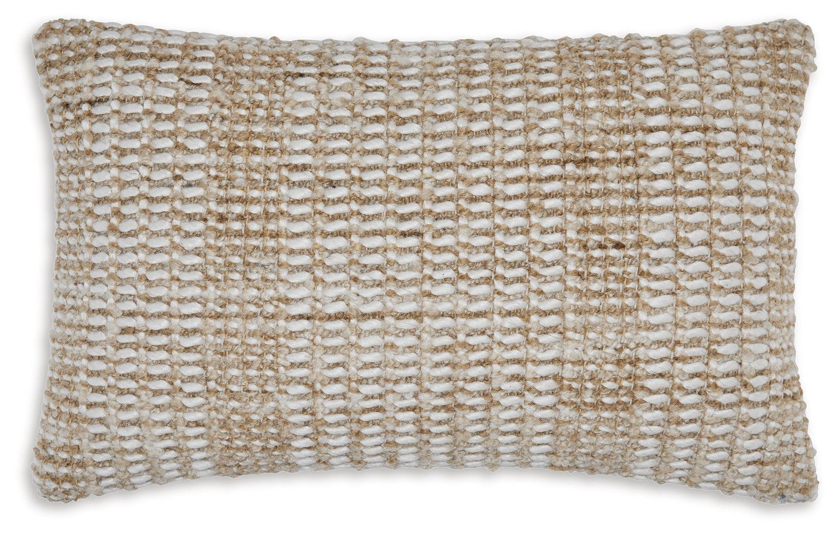 Hathby Tan White Pillow (Set of 4) - Image 2