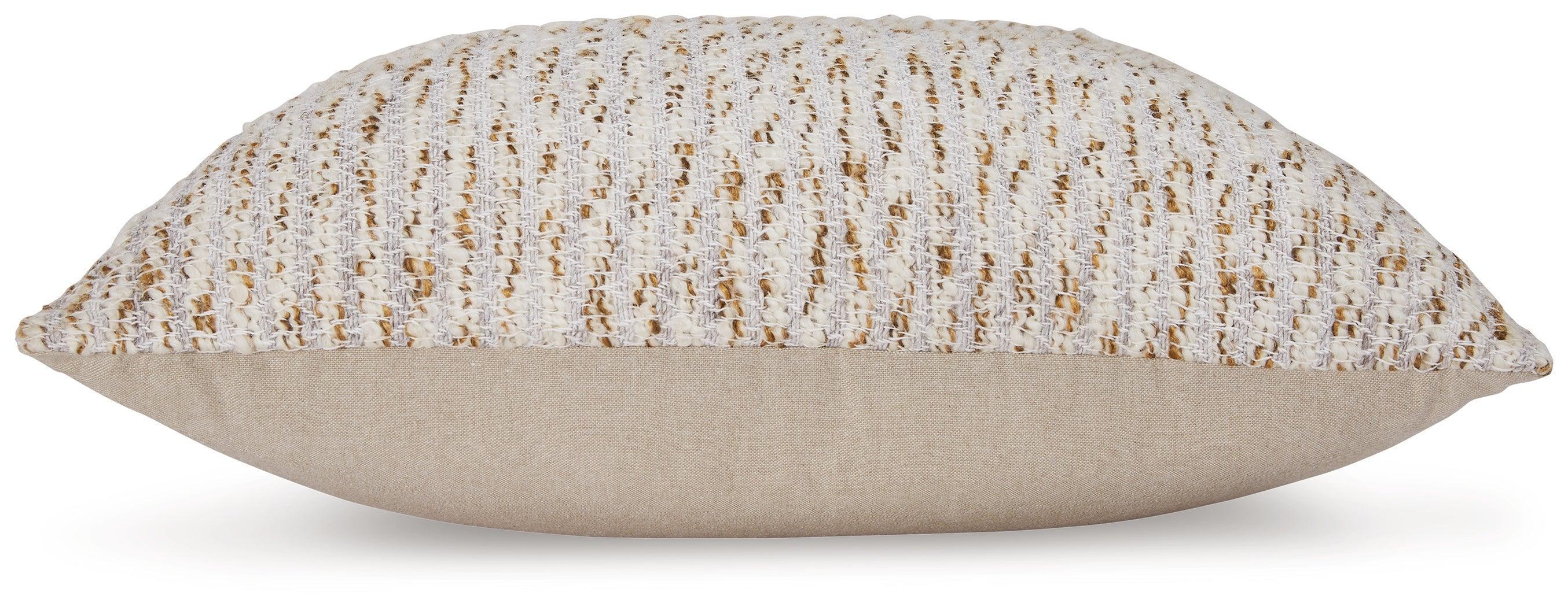 Abler Ivory/Gray/Gold Pillow - Image 3