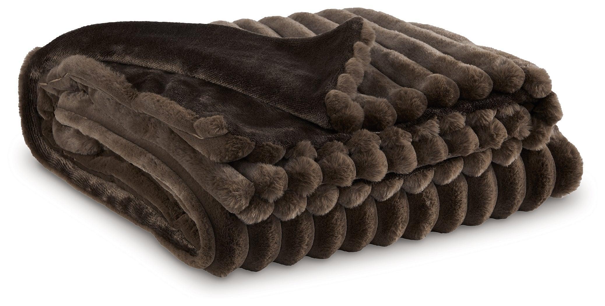 Alsonwell Brown Throw (Set of 3) - Image 2