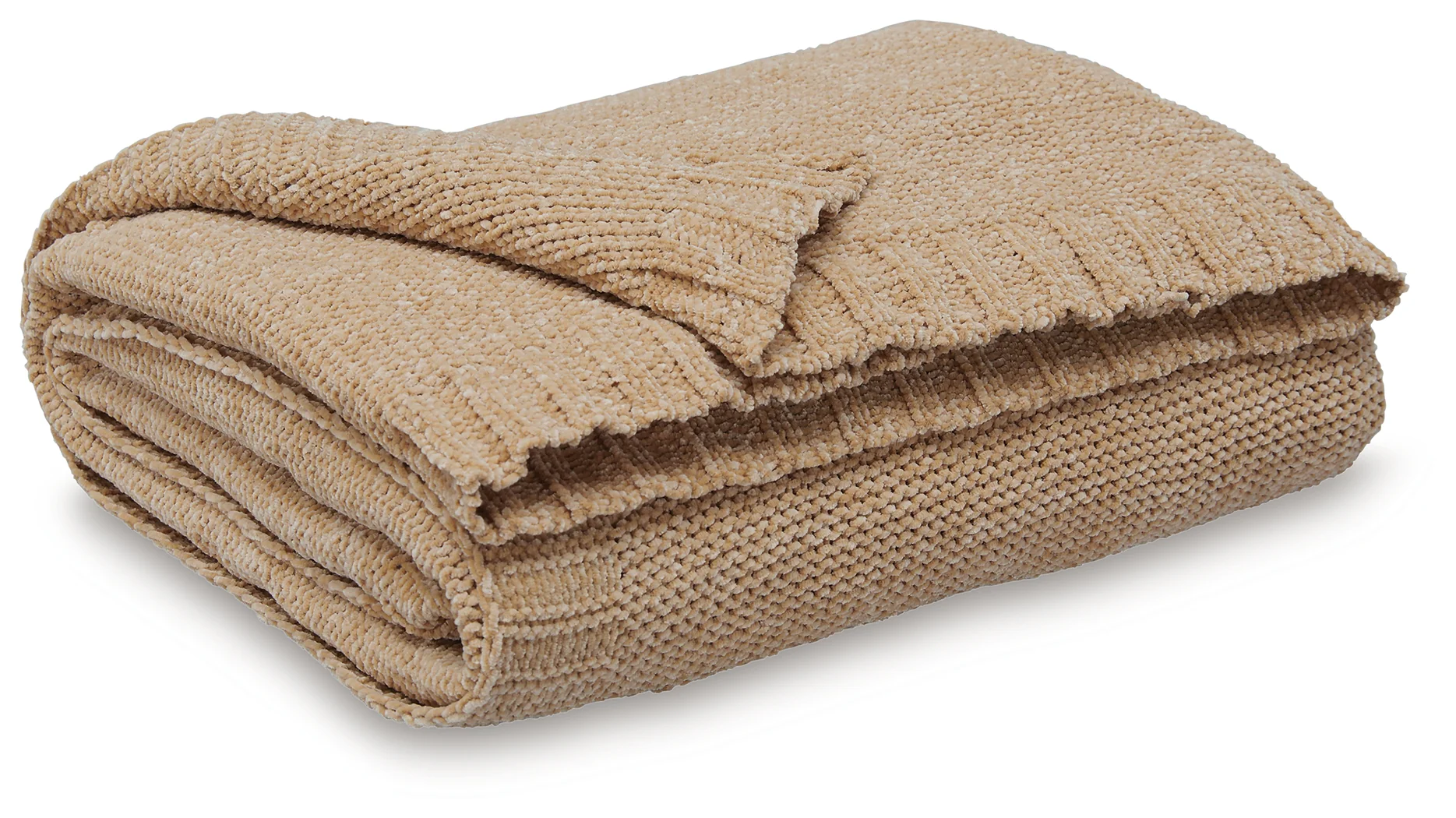 Anawood Gold Chenille Throw (Set of 3) - Image 2