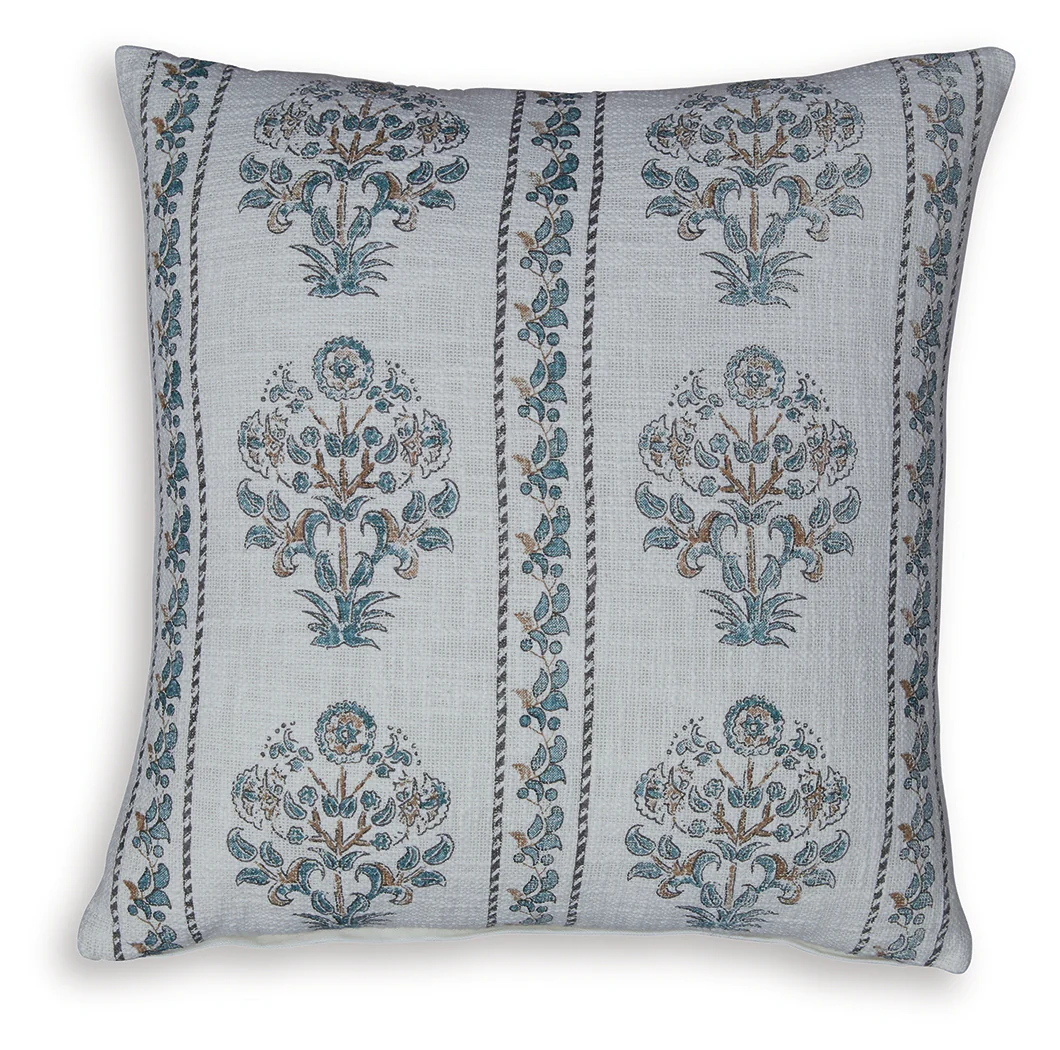 Paulmour Ivory/Green/Brown Pillow (Set of 4) - Image 2