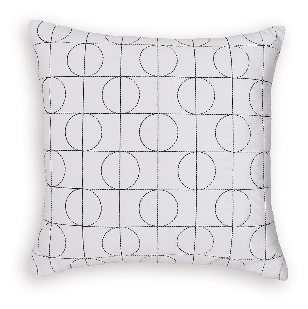 Kydner White/Black Pillow (Set of 4) - Image 2