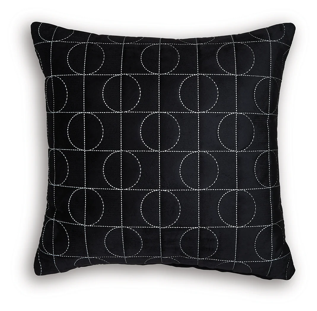 Kydner Black/Silver Pillow (Set of 4) - Image 2