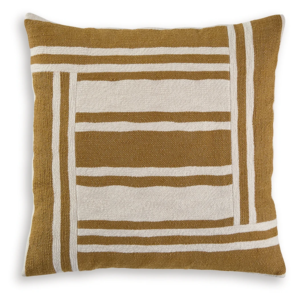 Darrman Ochre/Ivory Pillow (Set of 4) - Image 2