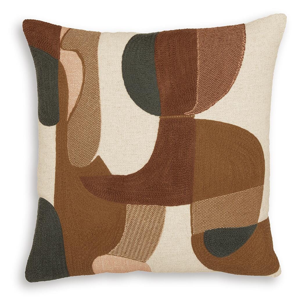 Hallam Sienna/Gold/Charcoal Pillow (Set of 4) - Image 2
