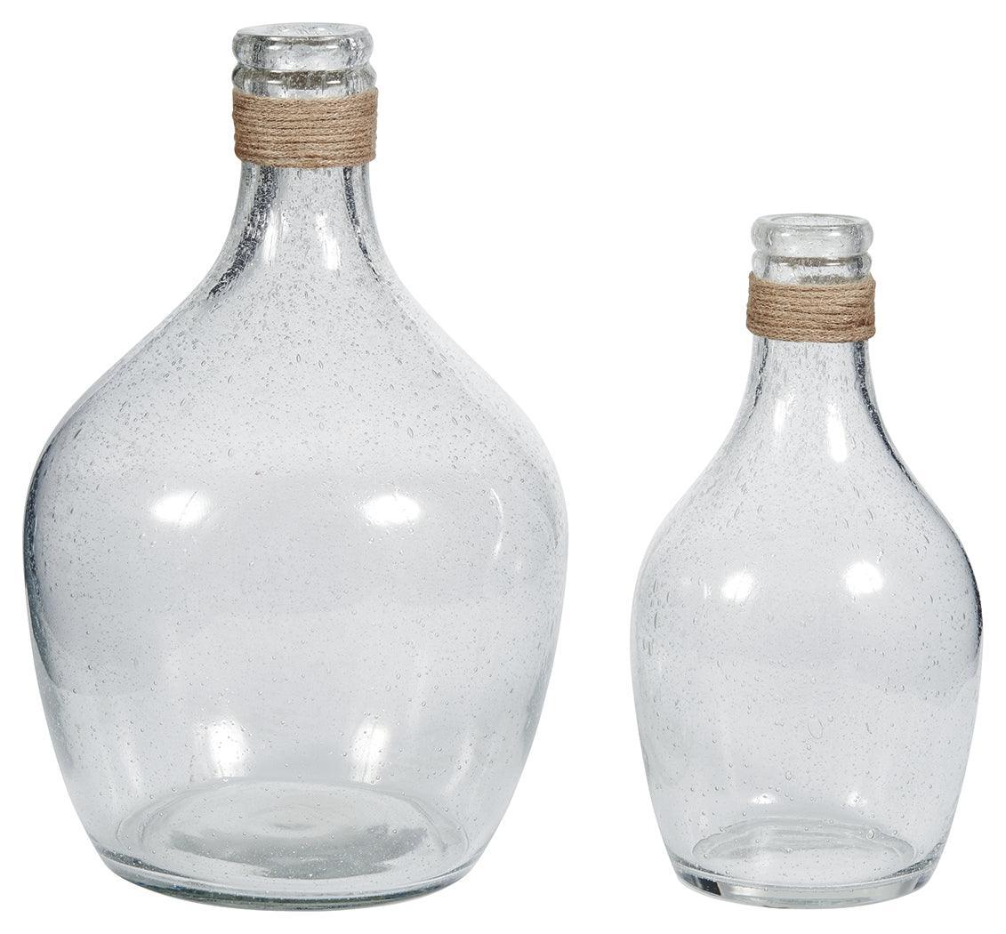 Marcin Clear Vase (Set of 2) - Image 2