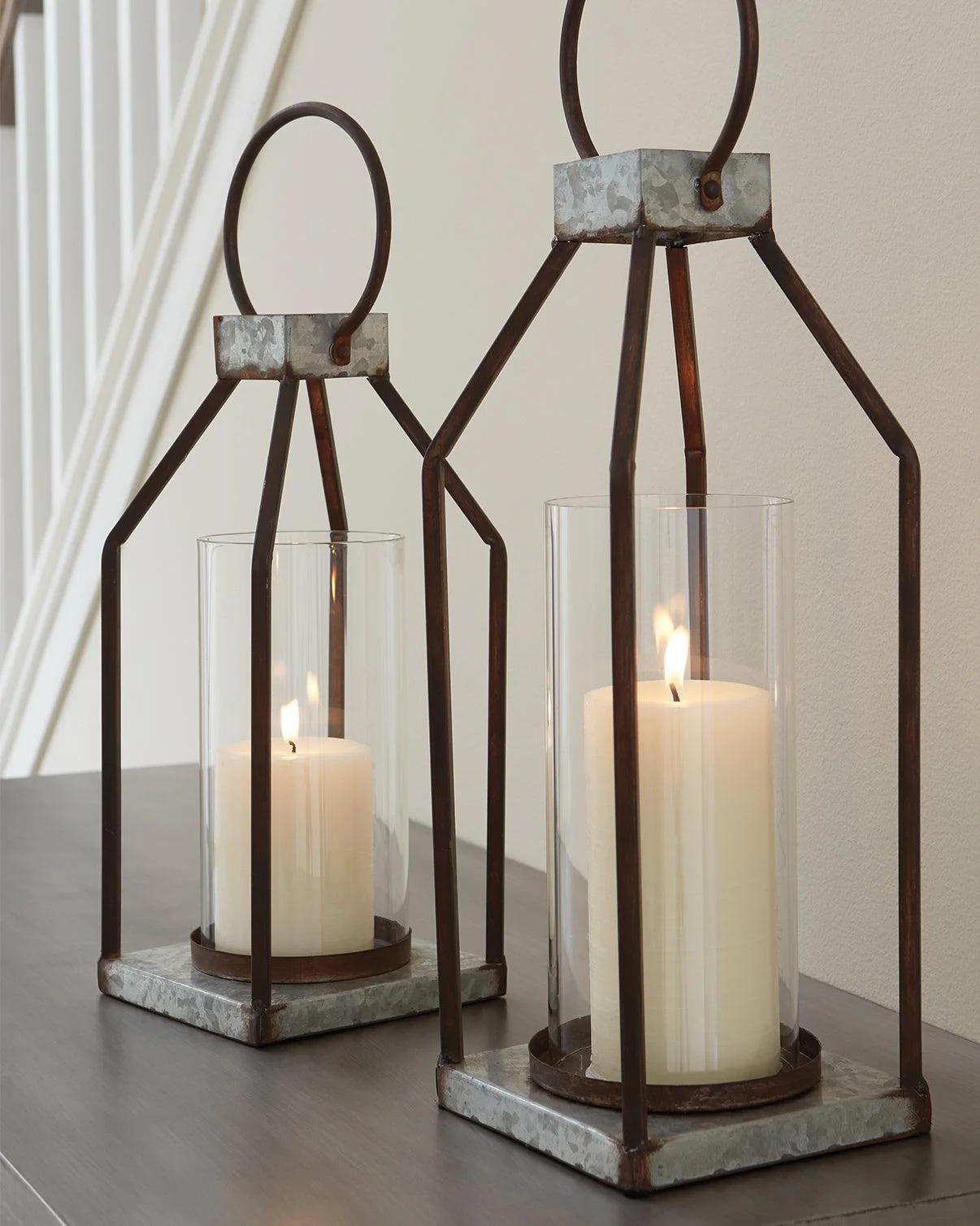 Diedrick Gray Black Lantern (Set of 2)
