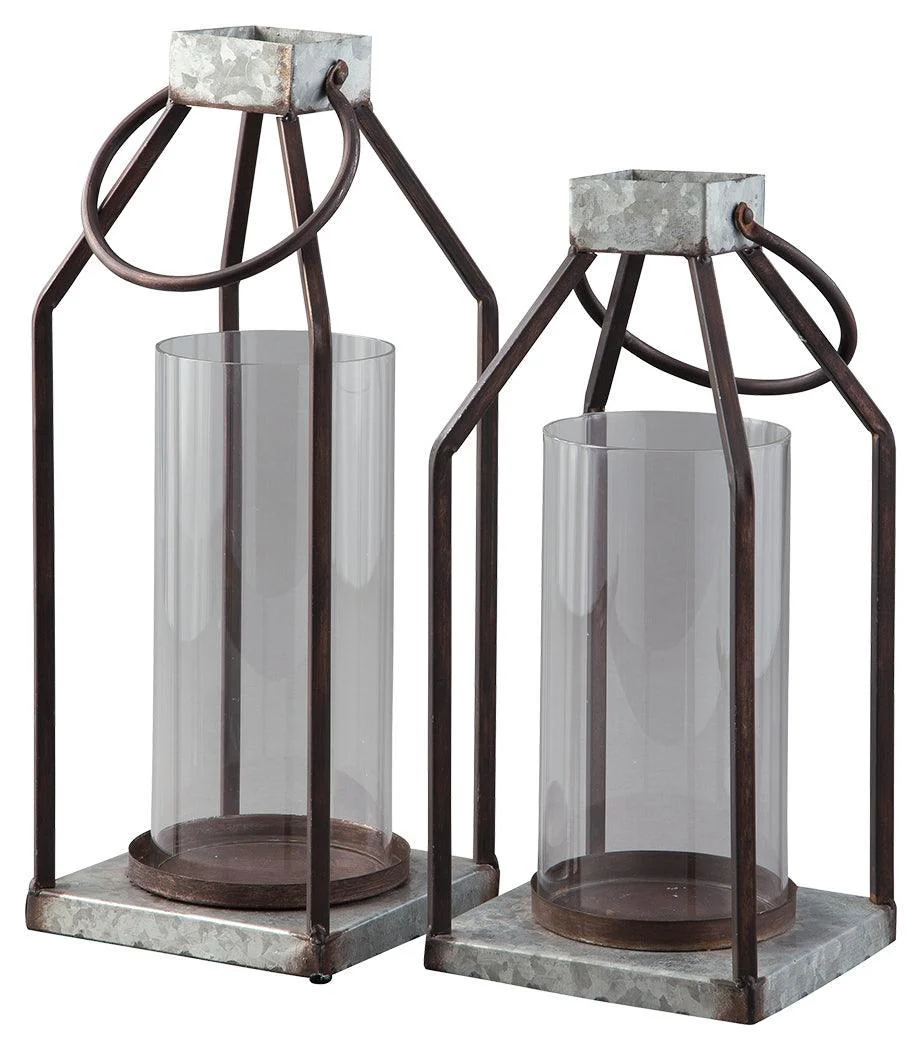 Diedrick Gray Black Lantern (Set of 2) - Image 2