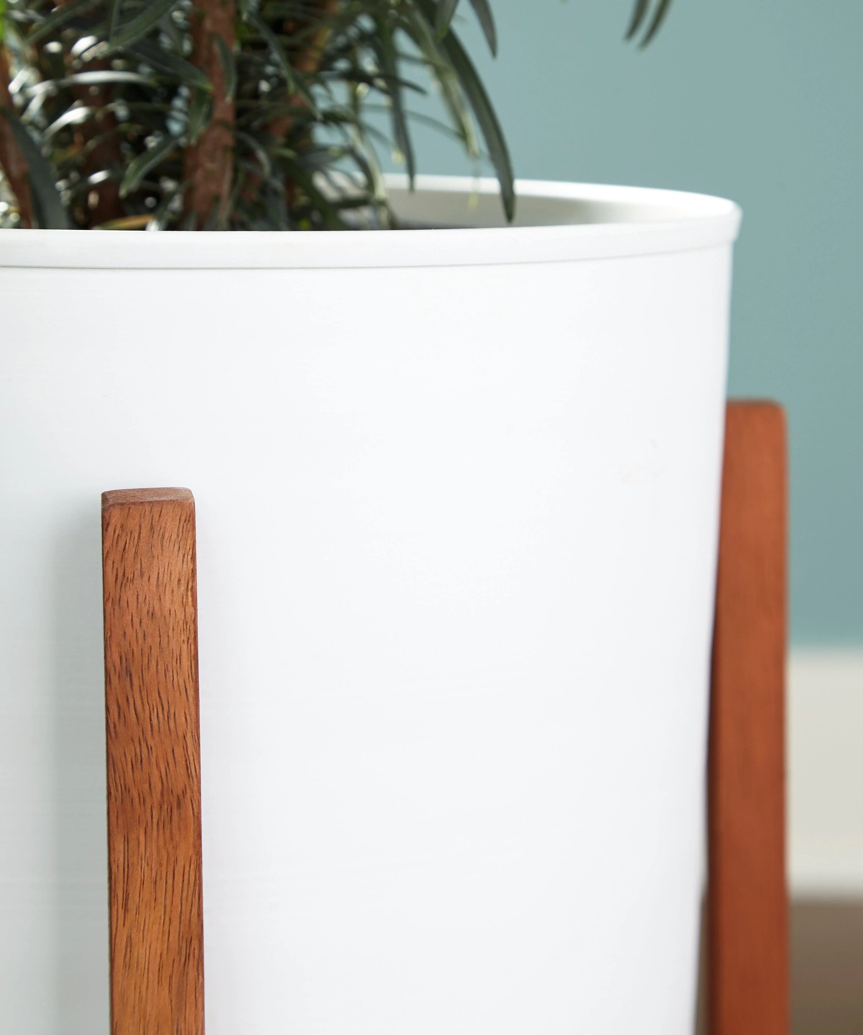 Dorcey White Brown Planter (Set of 2) - Image 3