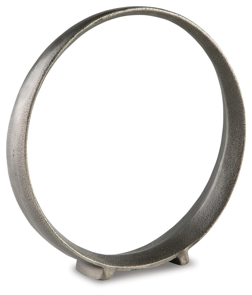 Ryandale Antique Pewter Finish Sculpture (Set of 2) - Image 2