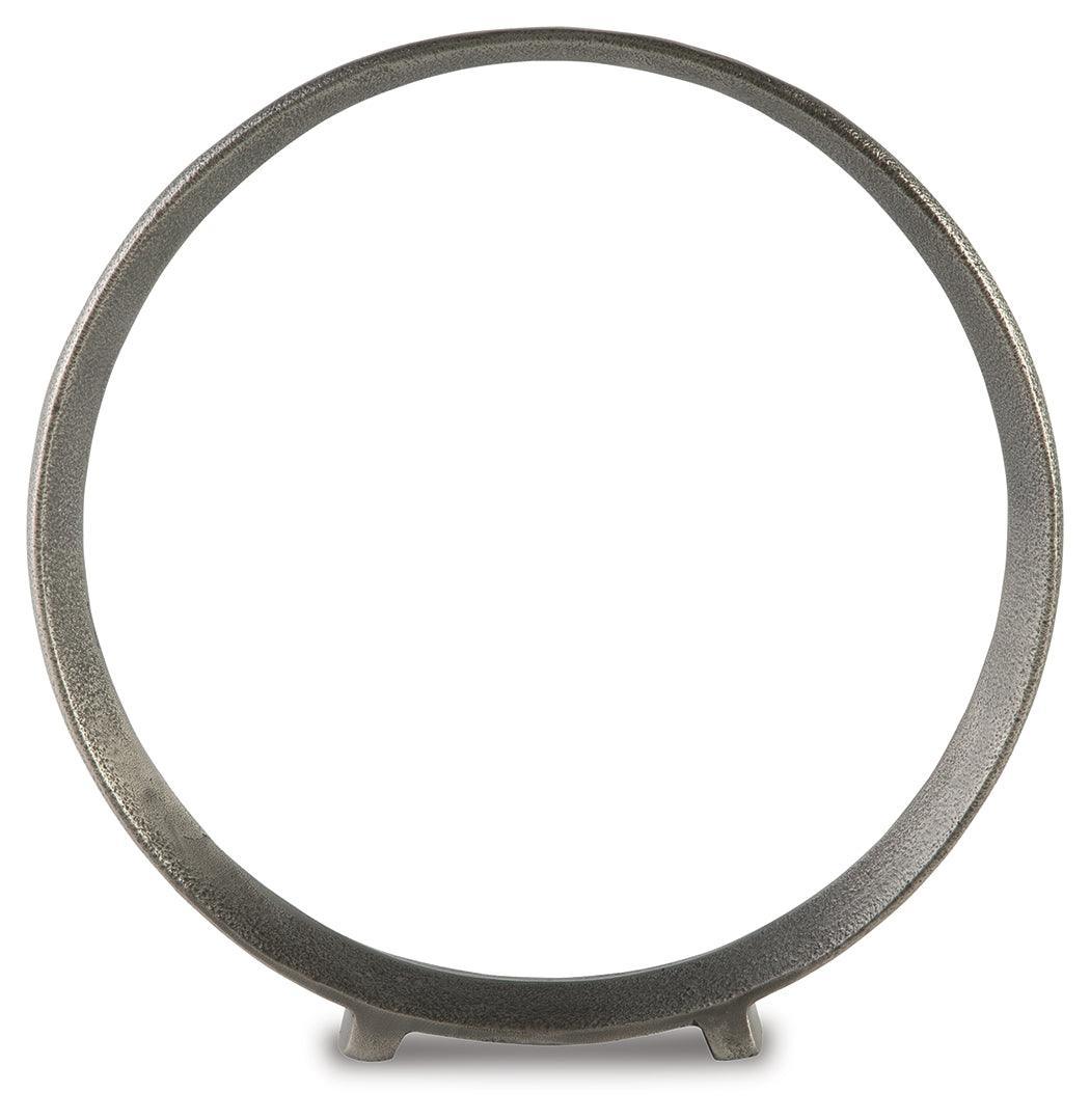 Ryandale Antique Pewter Finish Sculpture (Set of 2) - Image 3