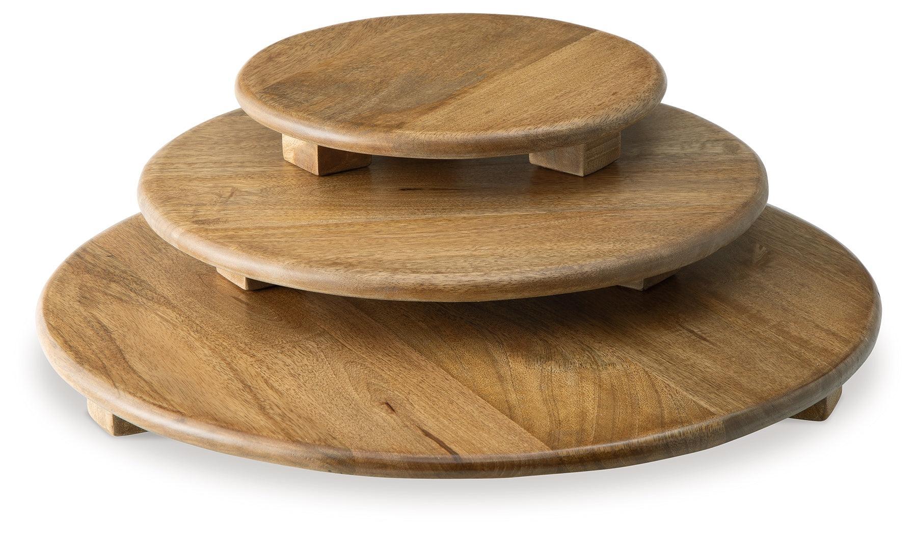 Kaidler Brown Tray Set (Set of 3) - Image 3