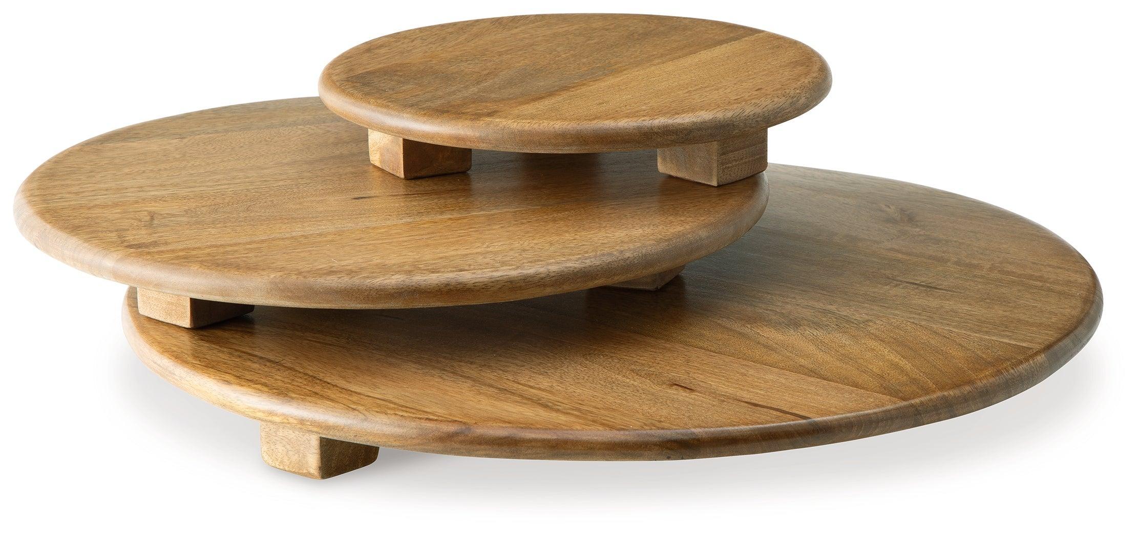 Kaidler Brown Tray Set (Set of 3) - Image 2