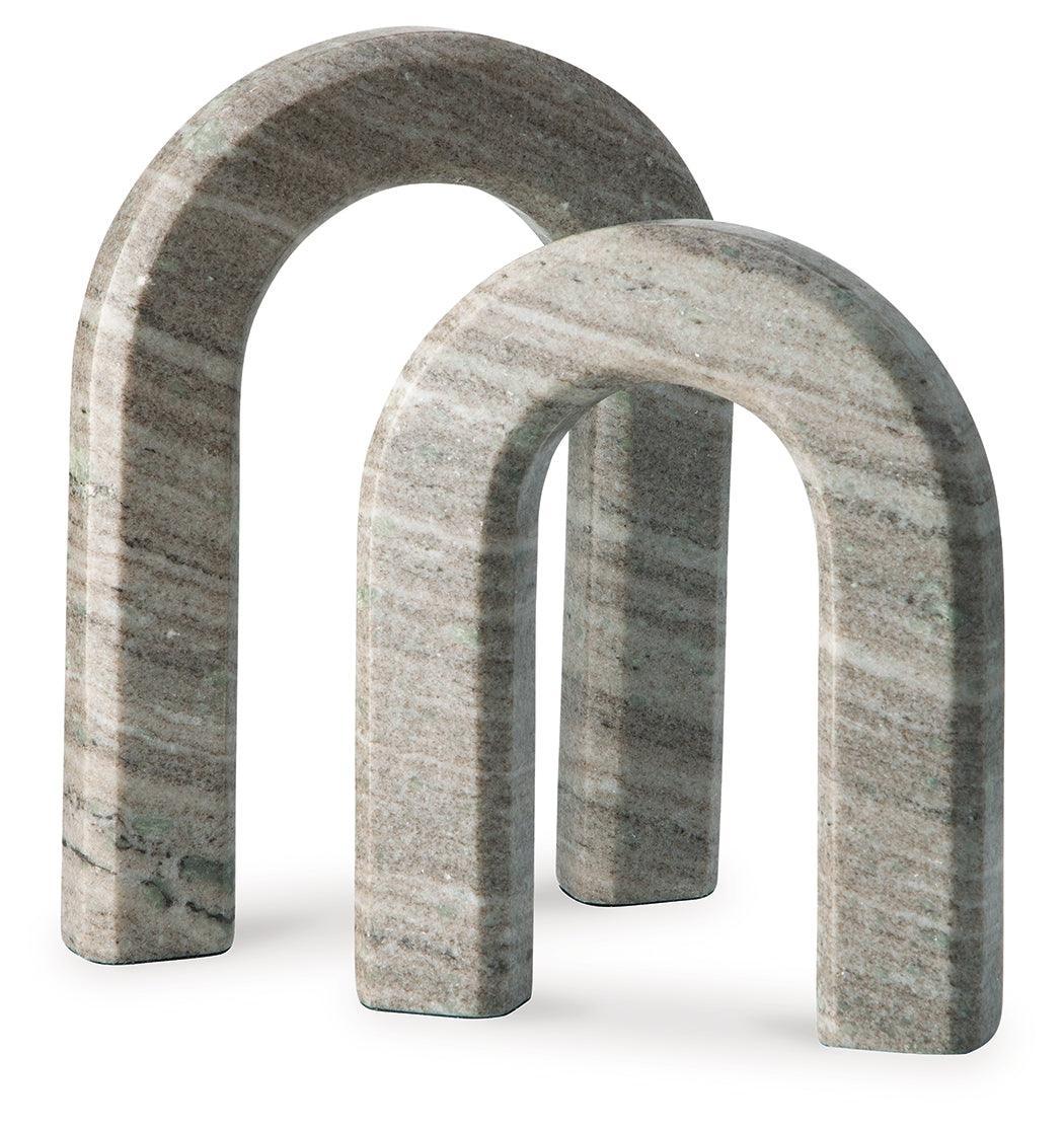 Keithton Taupe Sculpture Set (Set of 2) - Image 2