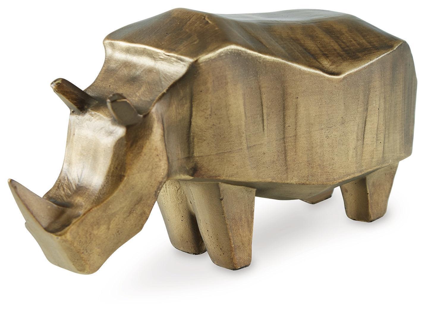 Gentwell Antique Gold Finish Sculpture - Image 2